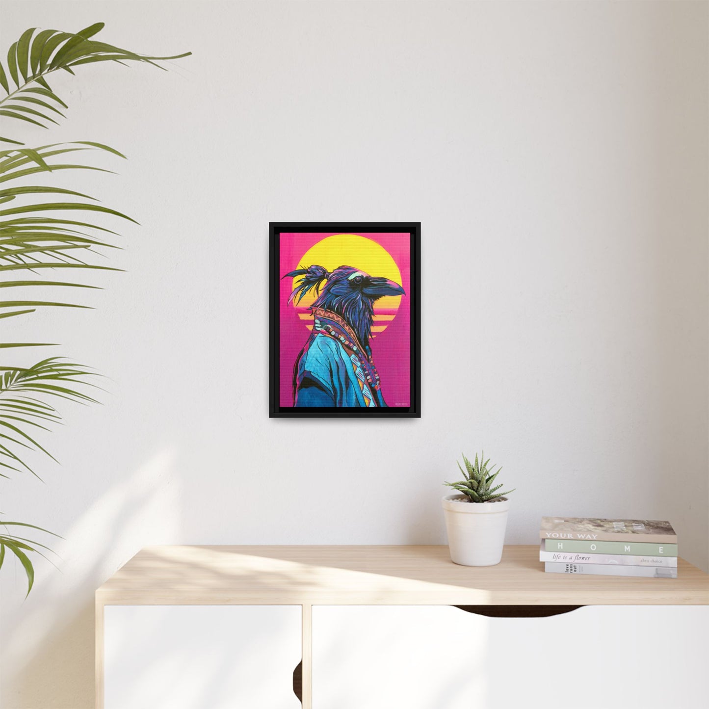 Spiritual Fuckboy #4, Canvas Print, Black or white frame