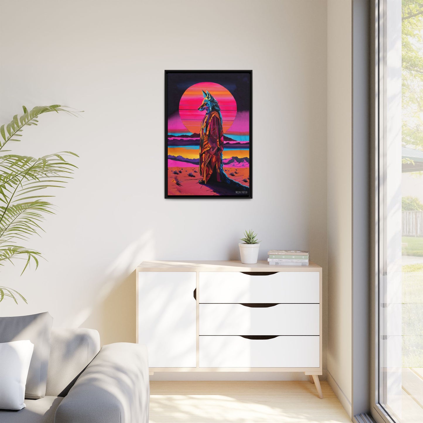 Spiritual Fuckboy #1 Canvas Print with Black Frame