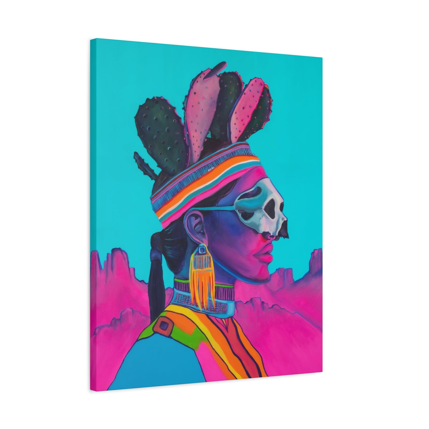 "Espinosa" Print on Canvas by Mojave Witch