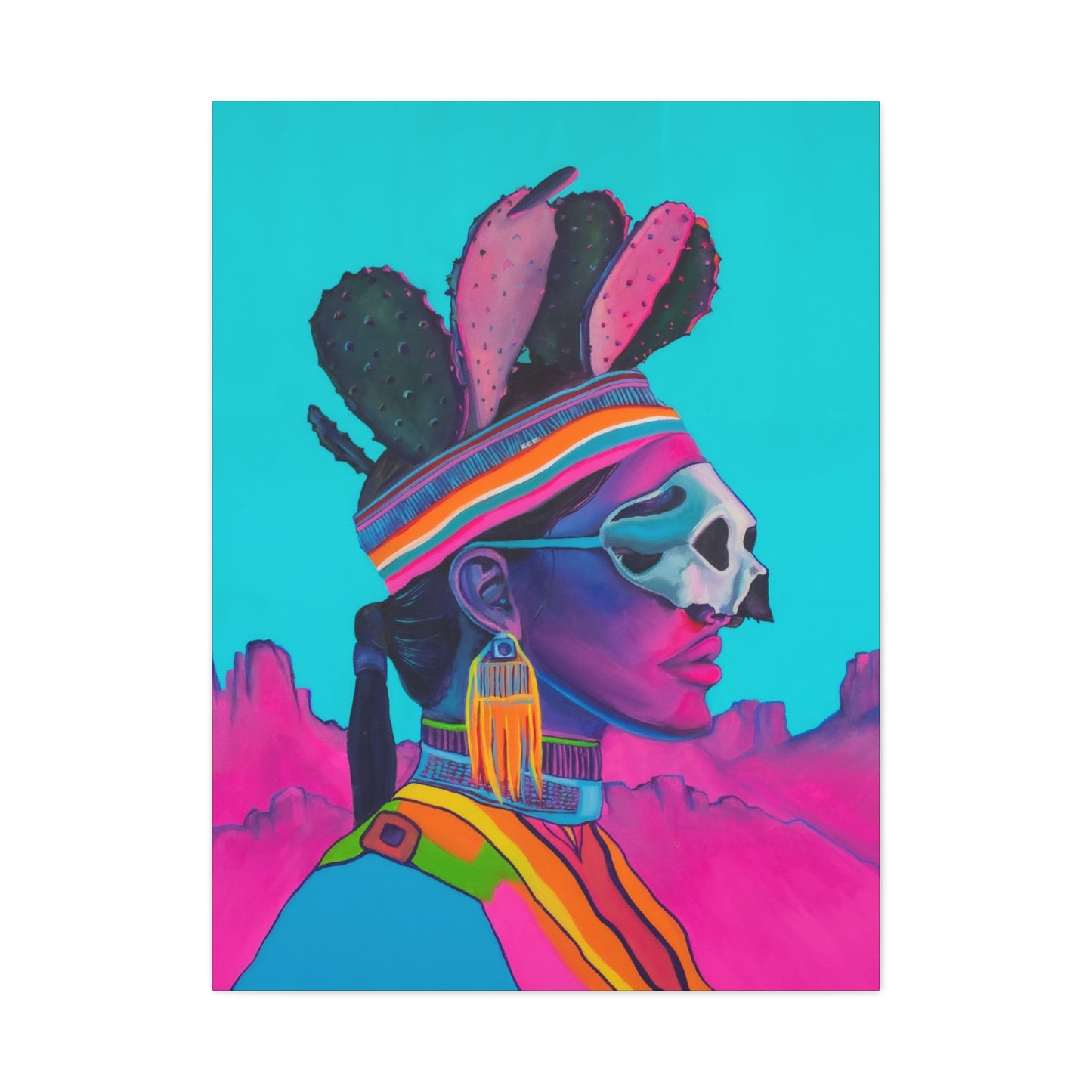 "Espinosa" Print on Canvas by Mojave Witch
