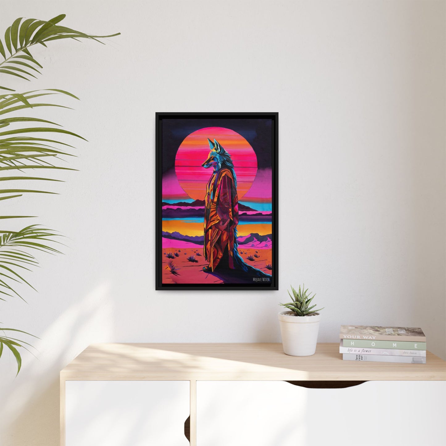 Spiritual Fuckboy #1 Canvas Print with Black Frame