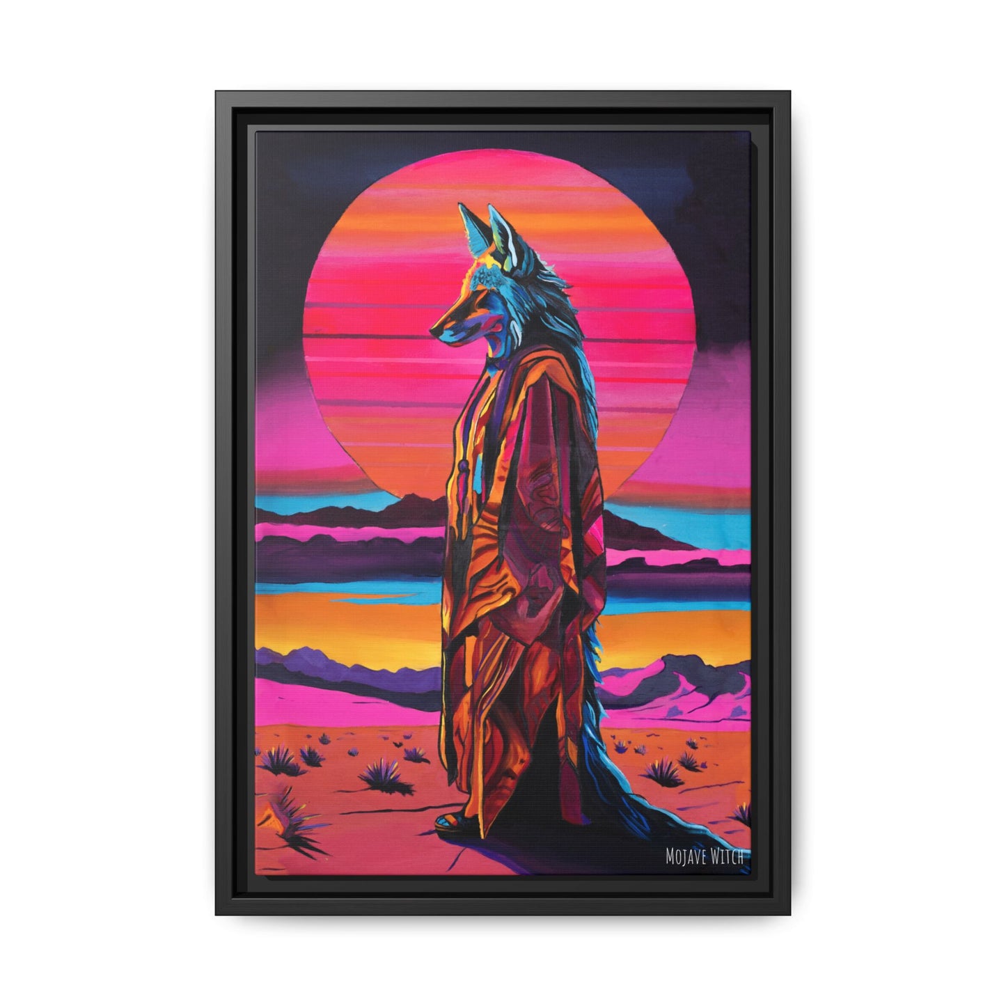 Spiritual Fuckboy #1 Canvas Print with Black Frame