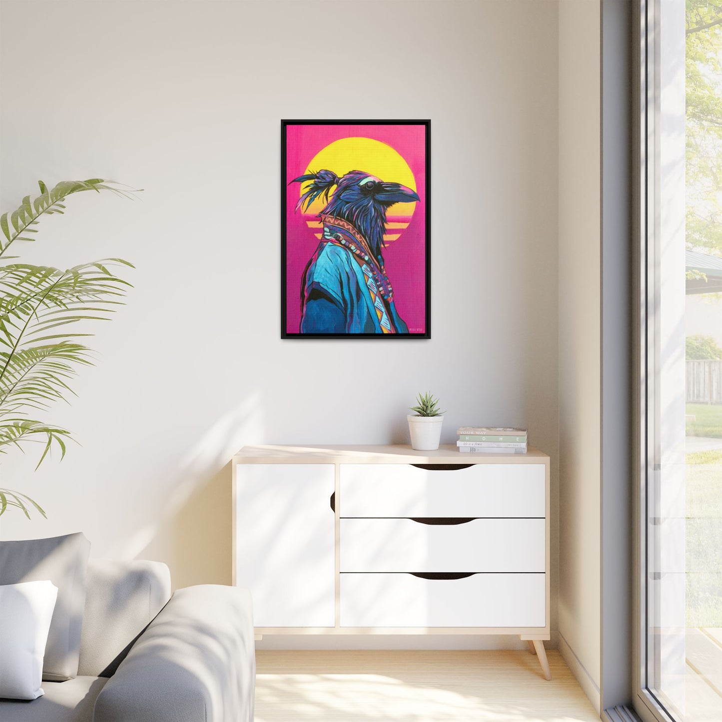 Spiritual Fuckboy #4, Canvas Print, Black or white frame