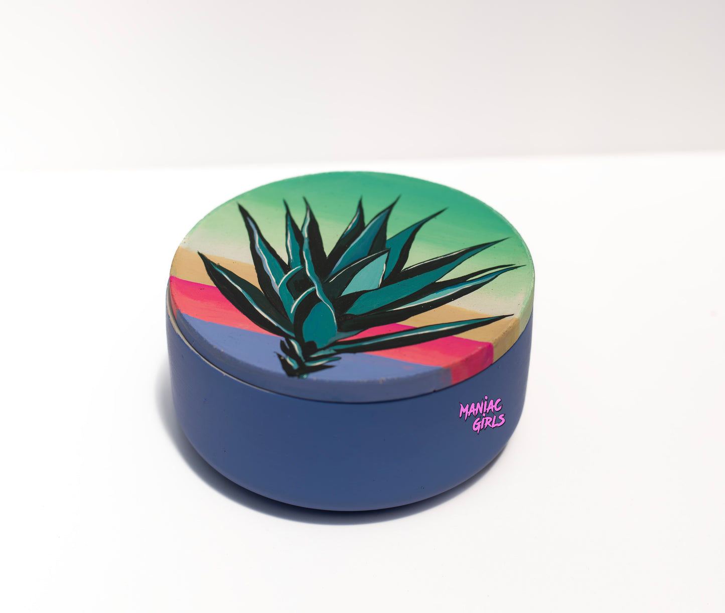 Lavender Agave Jewelry Pot
