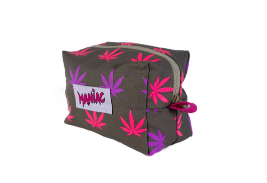 Maniac Weed Bag in Green Light Zipper