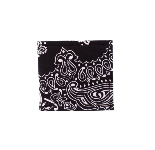 Bandanna Black and White Wallet