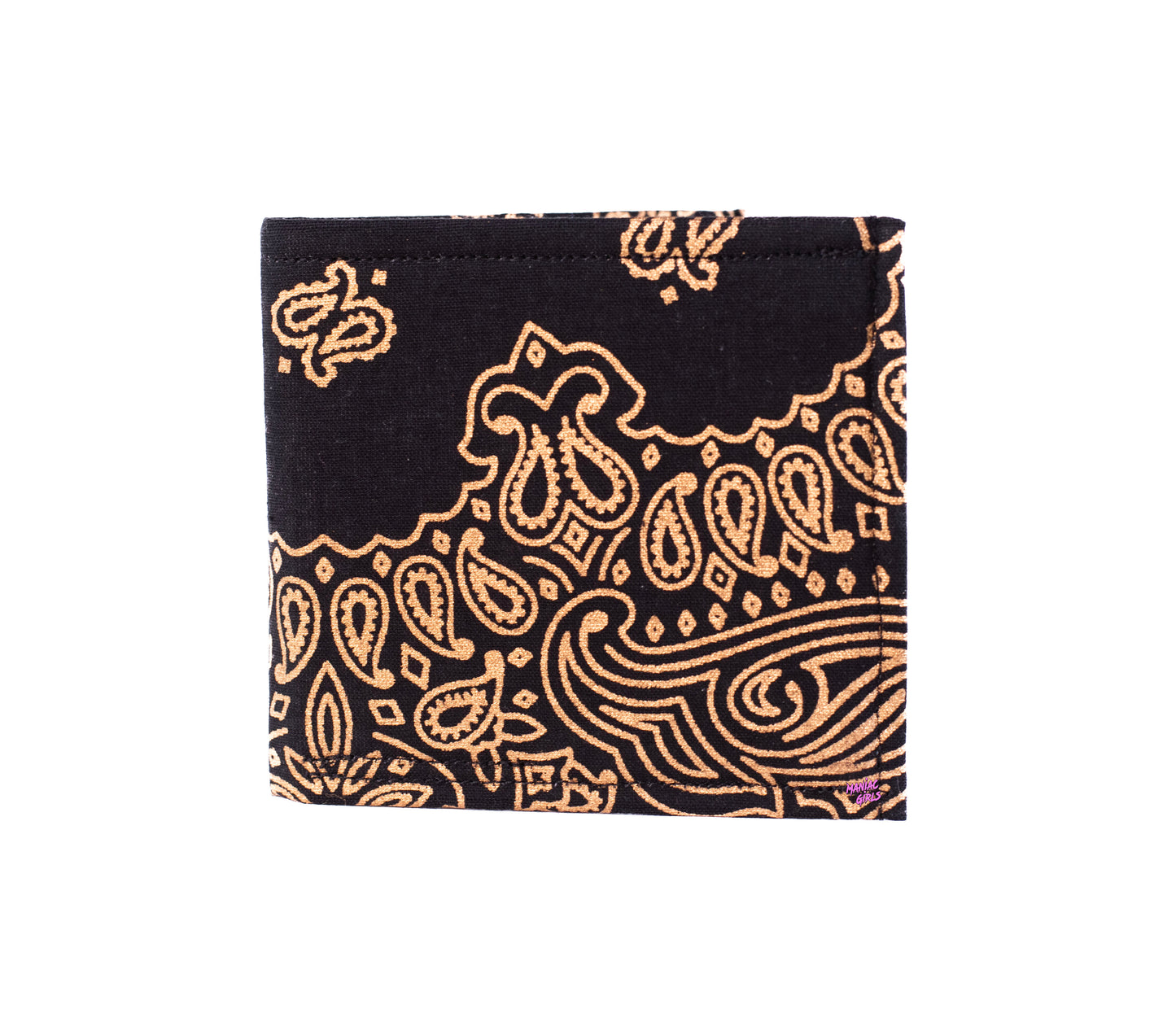 Bandanna Black & Gold Wallet