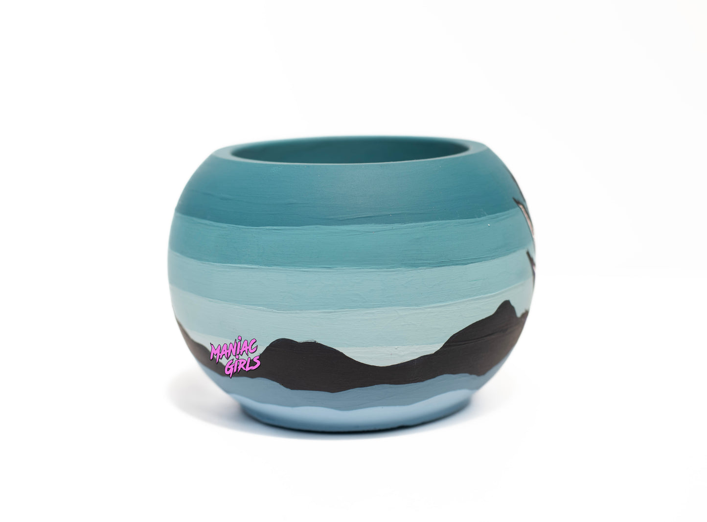 Maniac Agave Smudge Small Bowl In Blue
