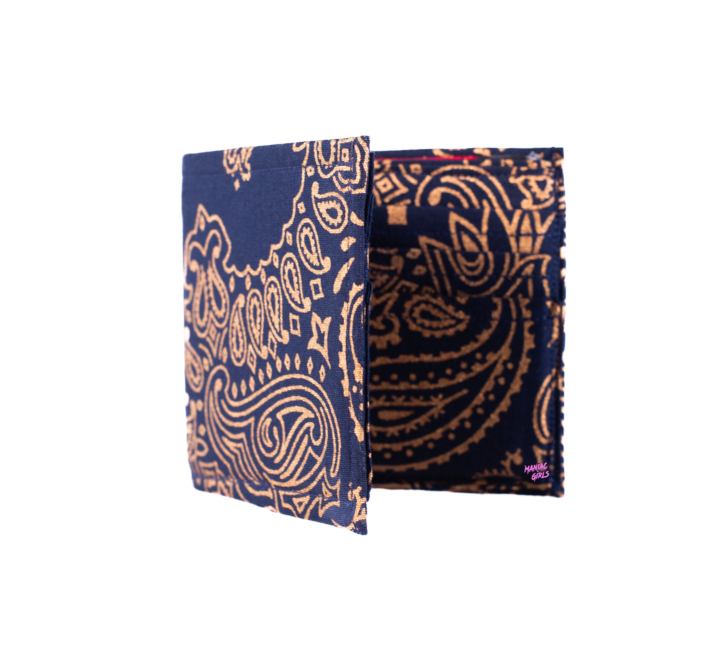 Bandanna Blue and Gold Wallet