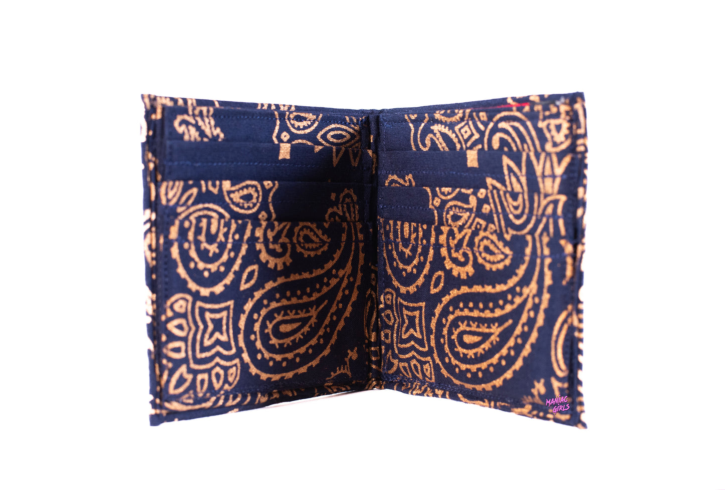 Bandanna Blue and Gold Wallet