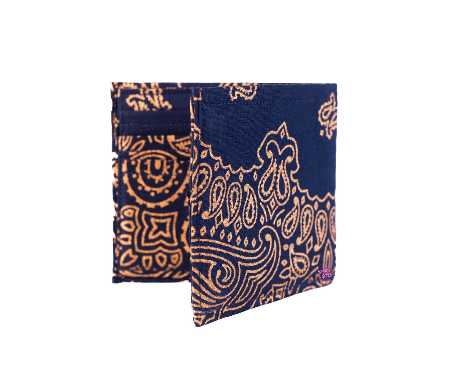 Bandanna Blue and Gold Wallet