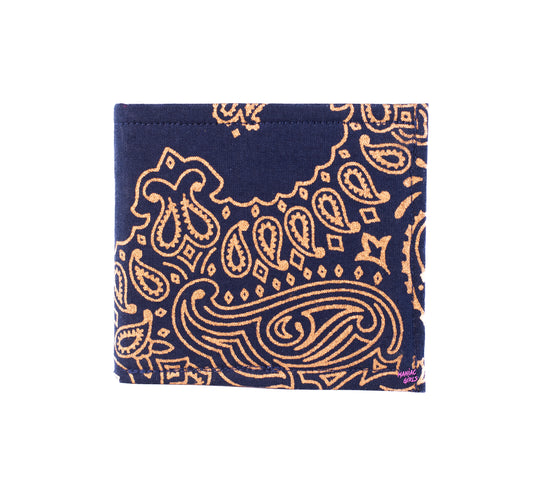 Bandanna Blue and Gold Wallet