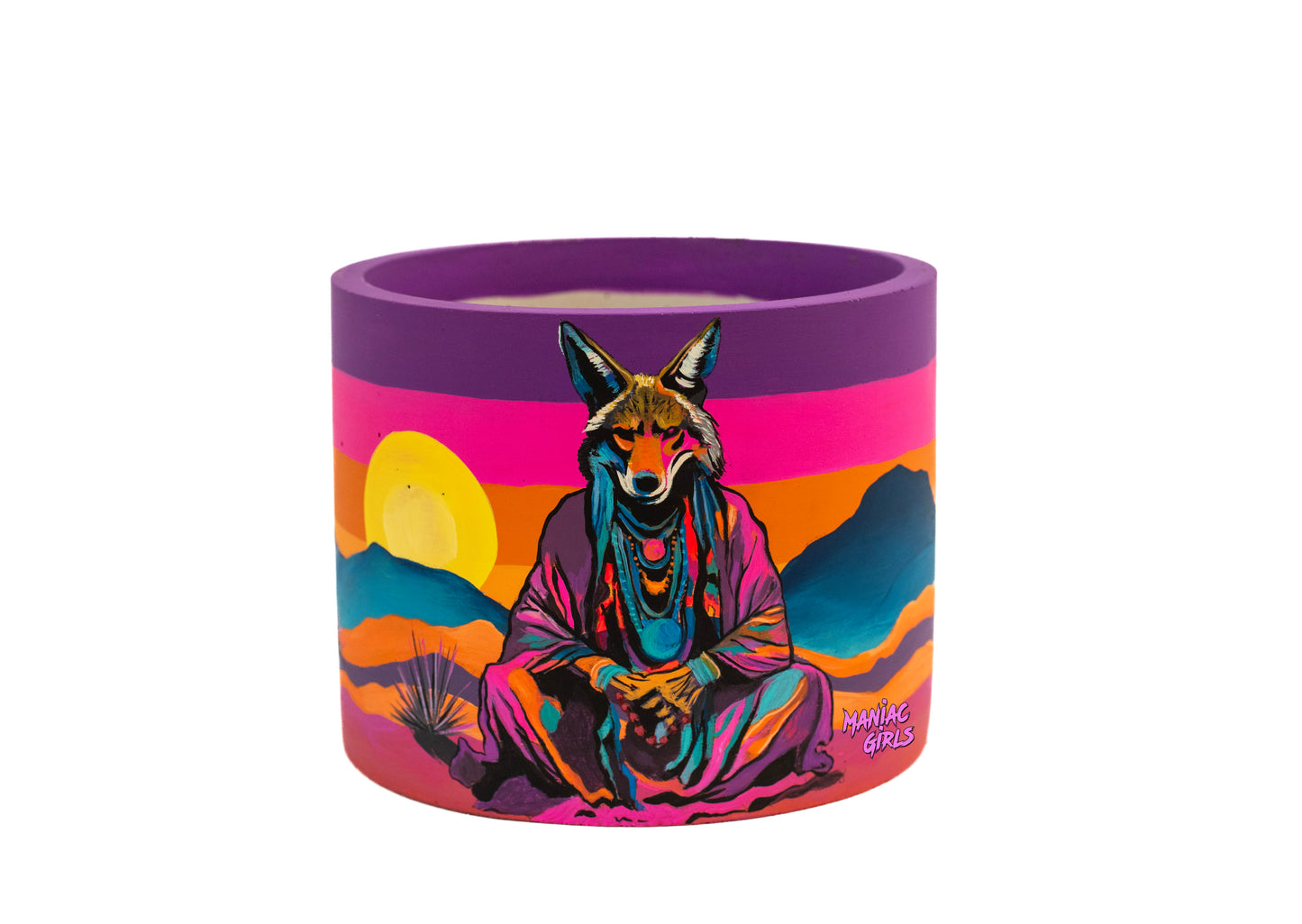 Chaos & Wisdom Concrete Pot