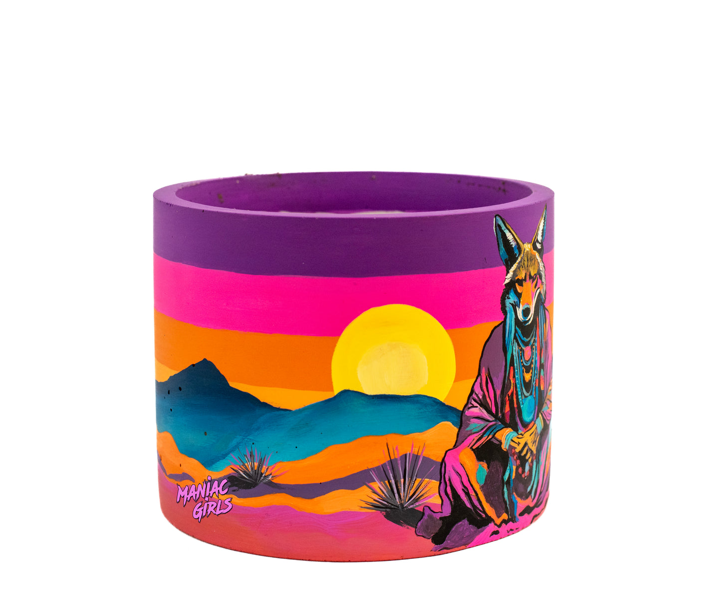 Chaos & Wisdom Concrete Pot