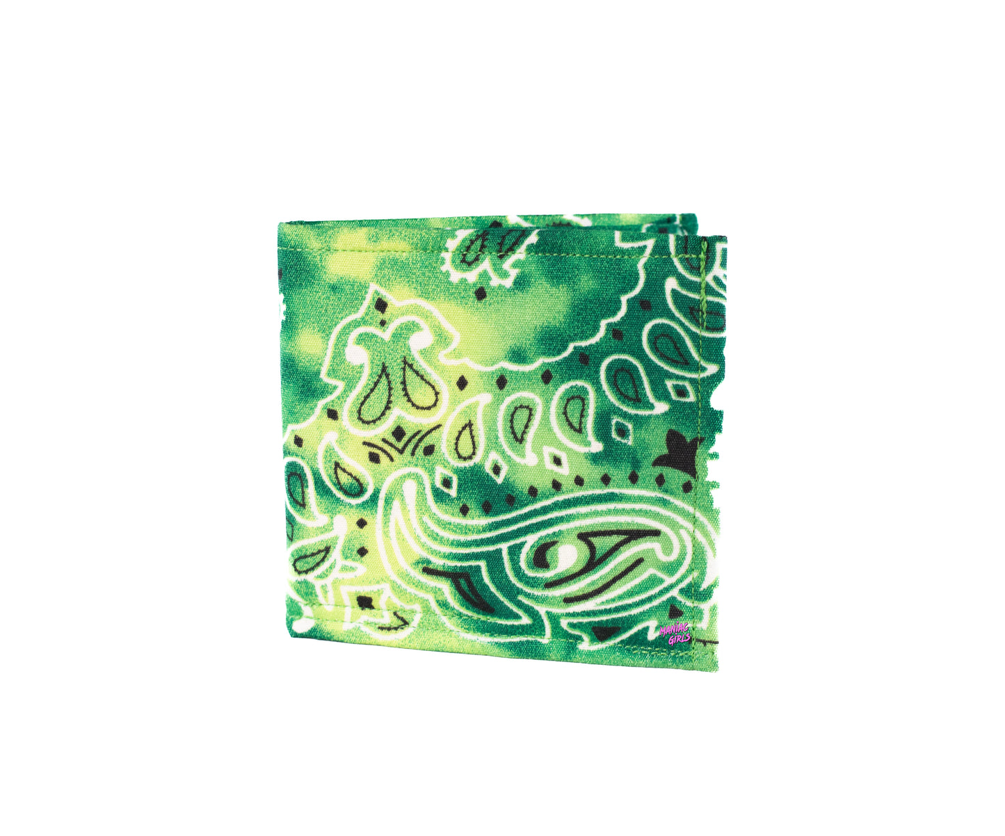 Bandanna Green Tye Dye Wallet