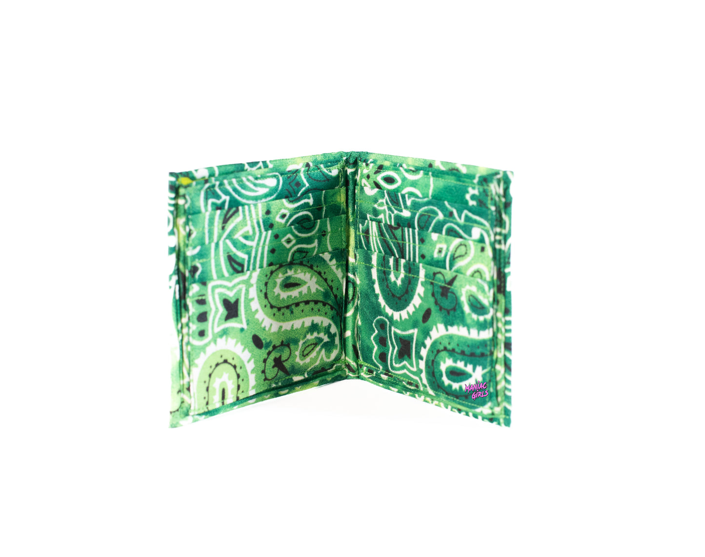 Bandanna Green Tye Dye Wallet