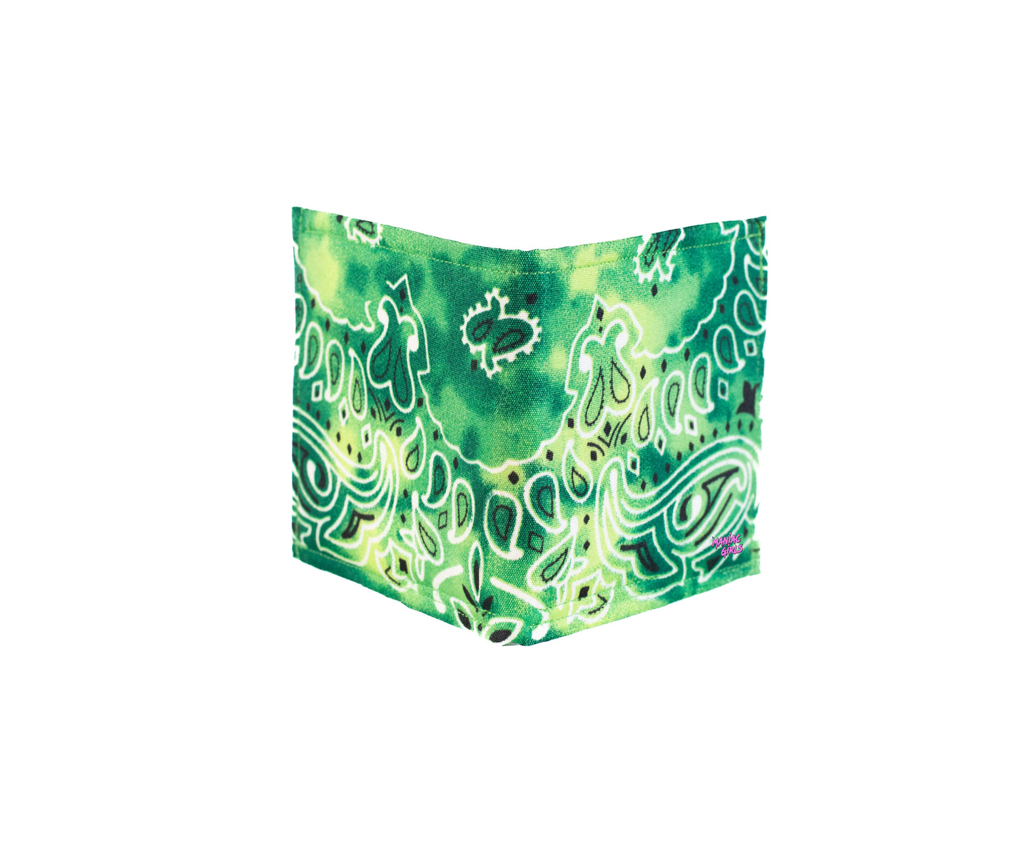 Bandanna Green Tye Dye Wallet