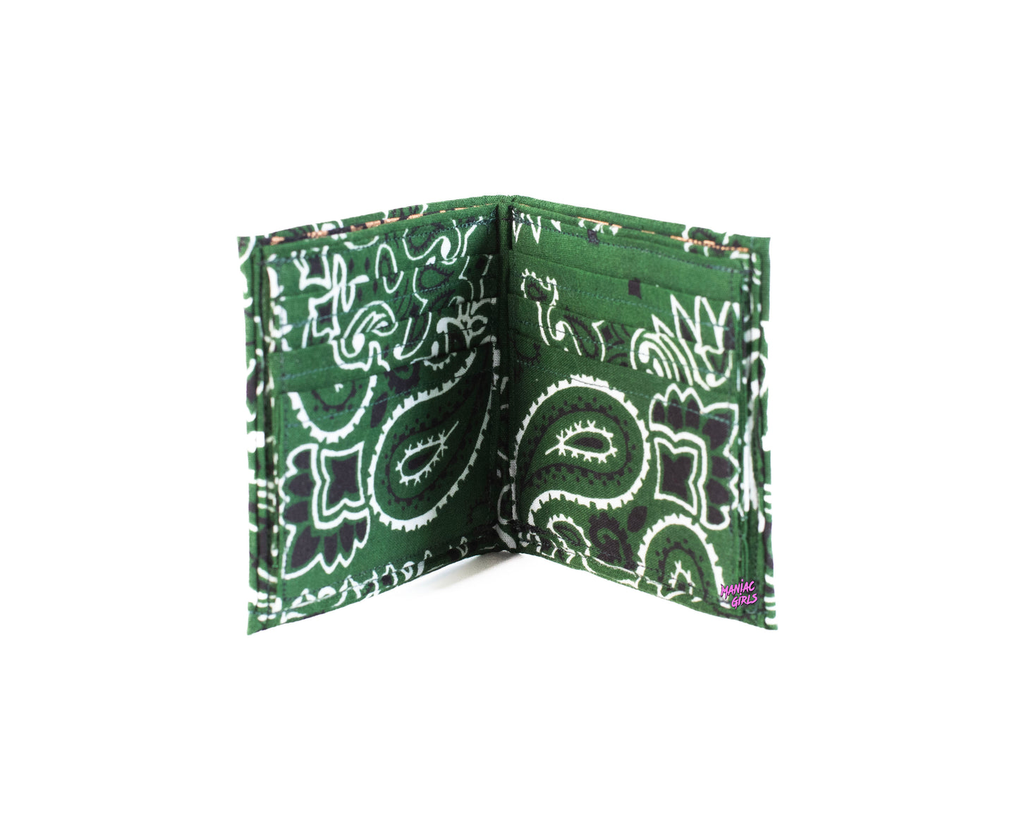 Bandanna Hunter Green Wallet