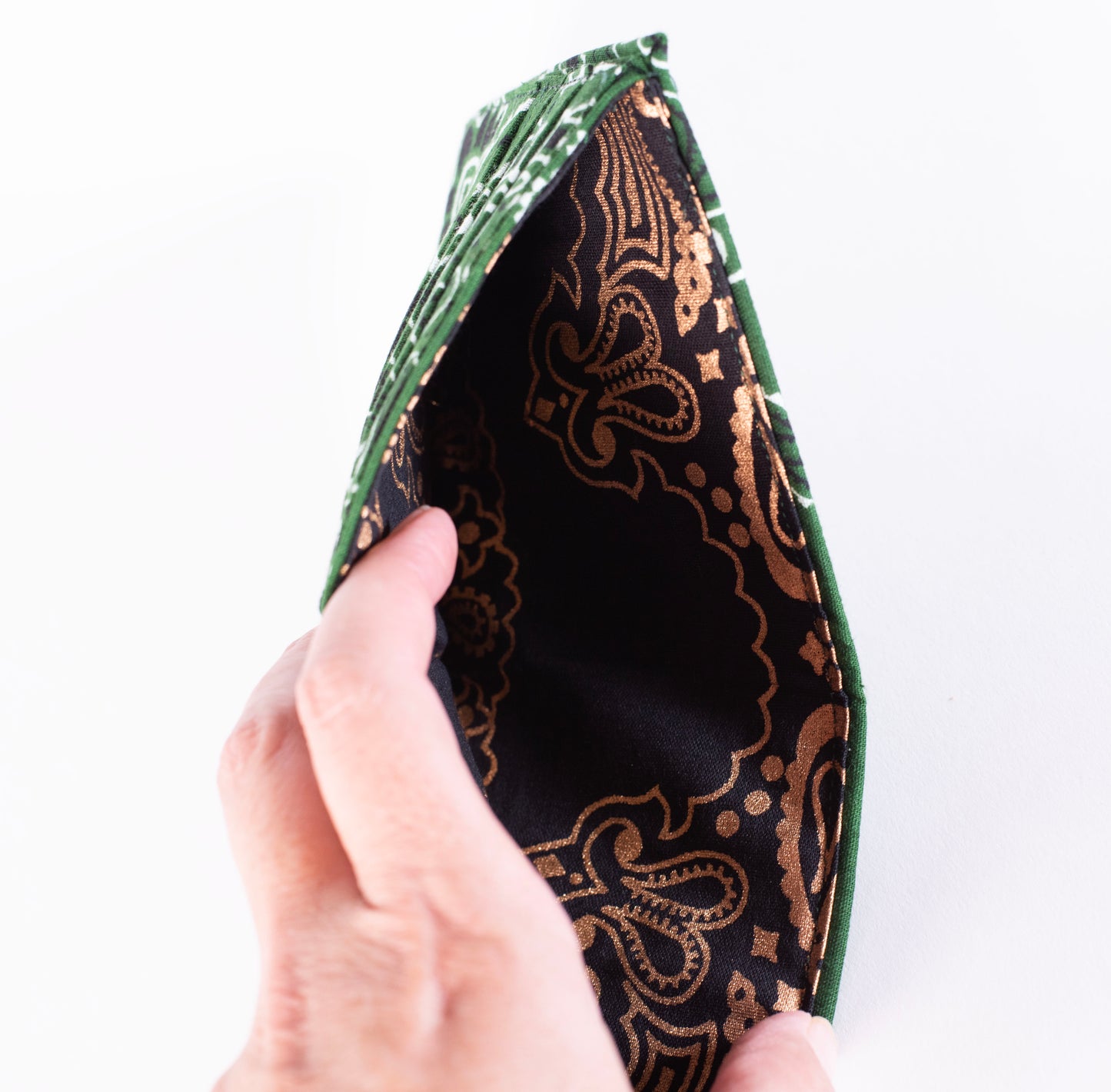 Bandanna Hunter Green Wallet