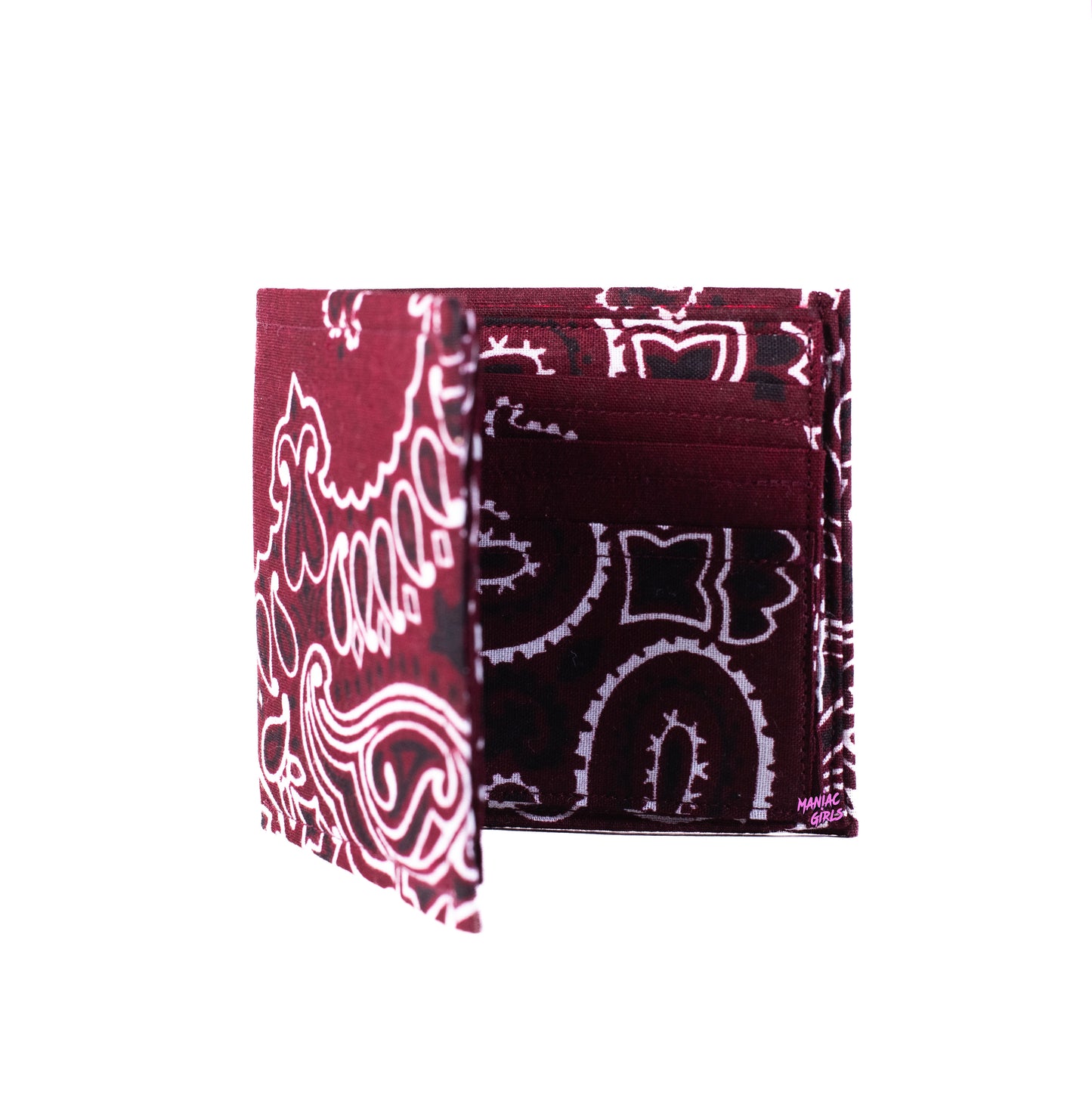 Bandanna Burgandy Wallet