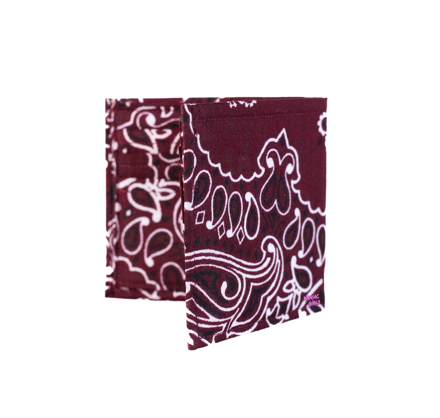 Bandanna Burgandy Wallet