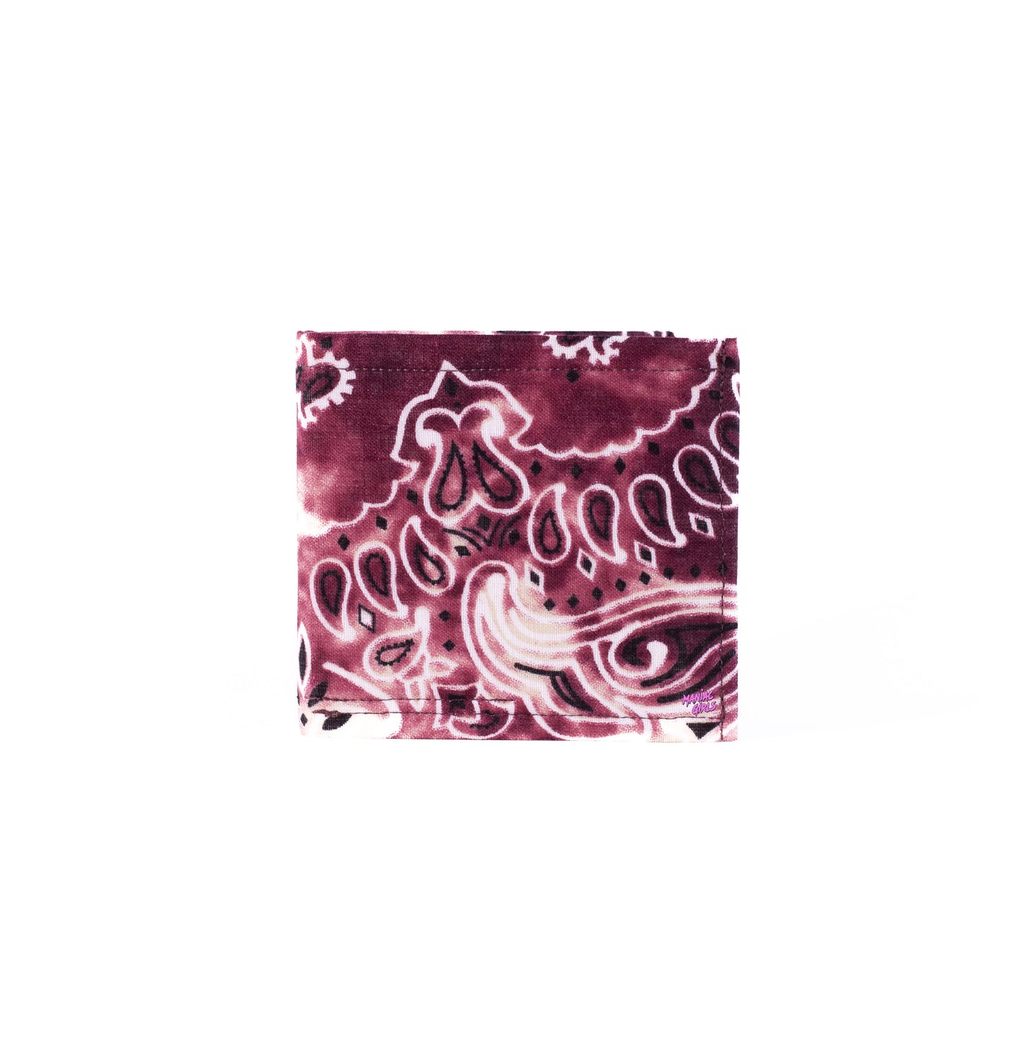 Bandanna Maroon TyeDye Wallet