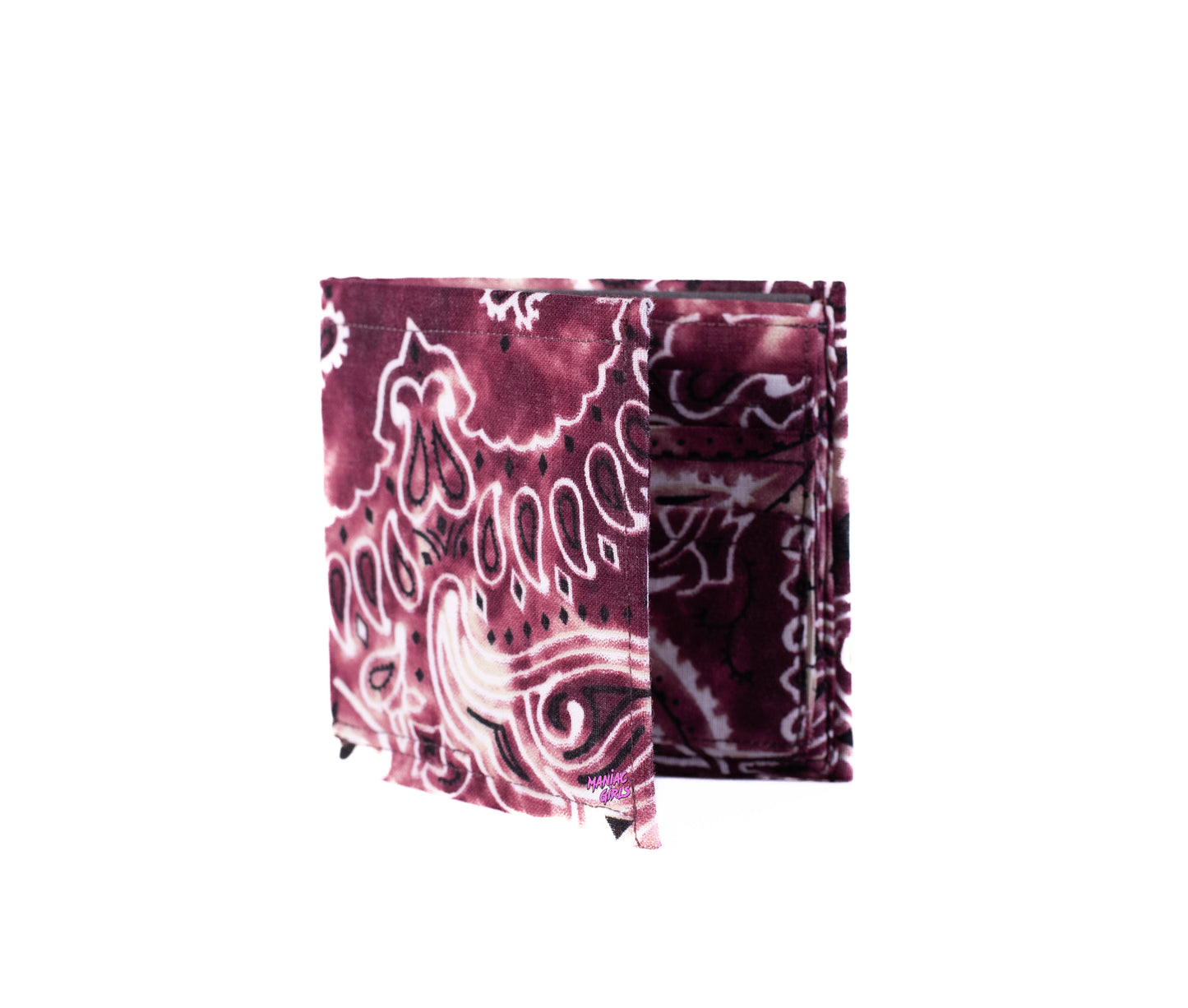 Bandanna Maroon TyeDye Wallet