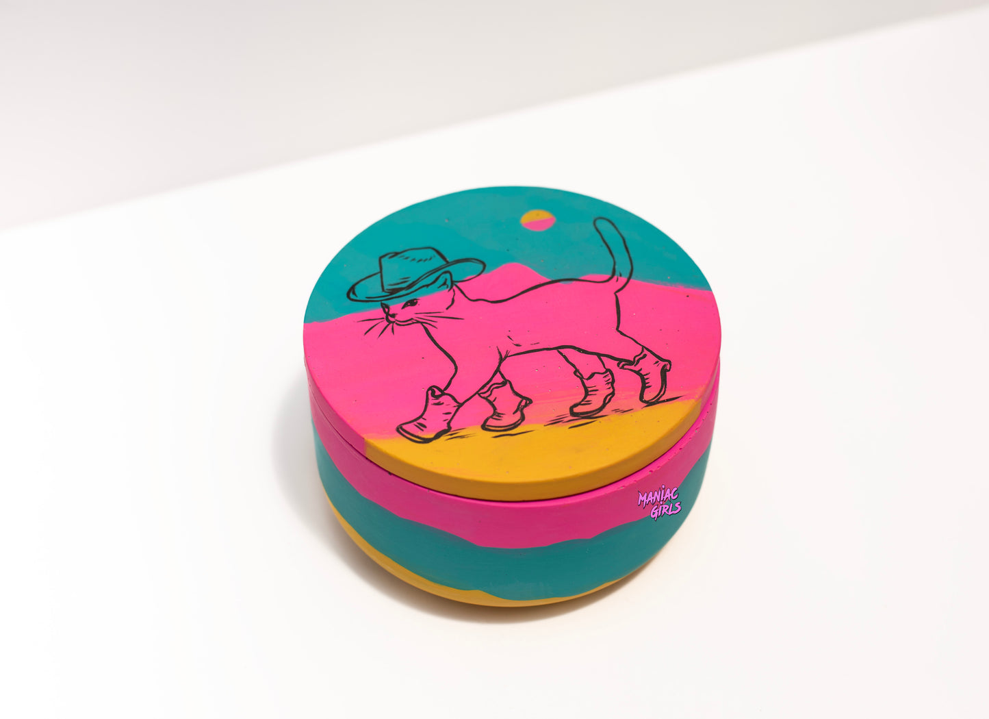 Maniac Meowdy Jewelry Pot