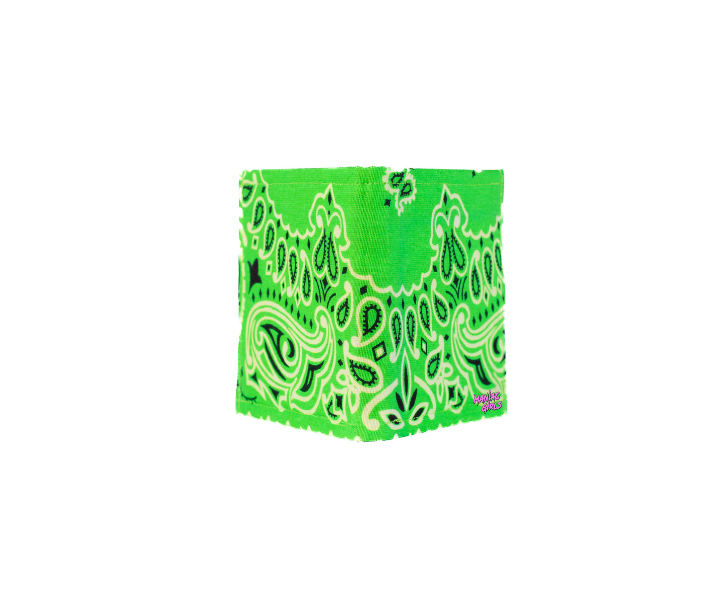 Bandanna Neon Green Wallet