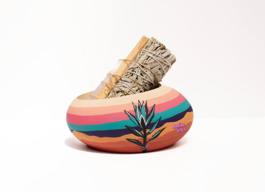 Maniac Agave Smudge Pot Oblong in Neopolitan