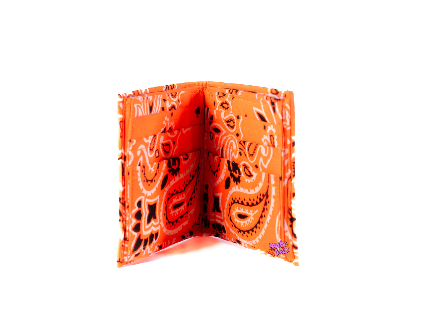 Bandanna Neon Orange Wallet