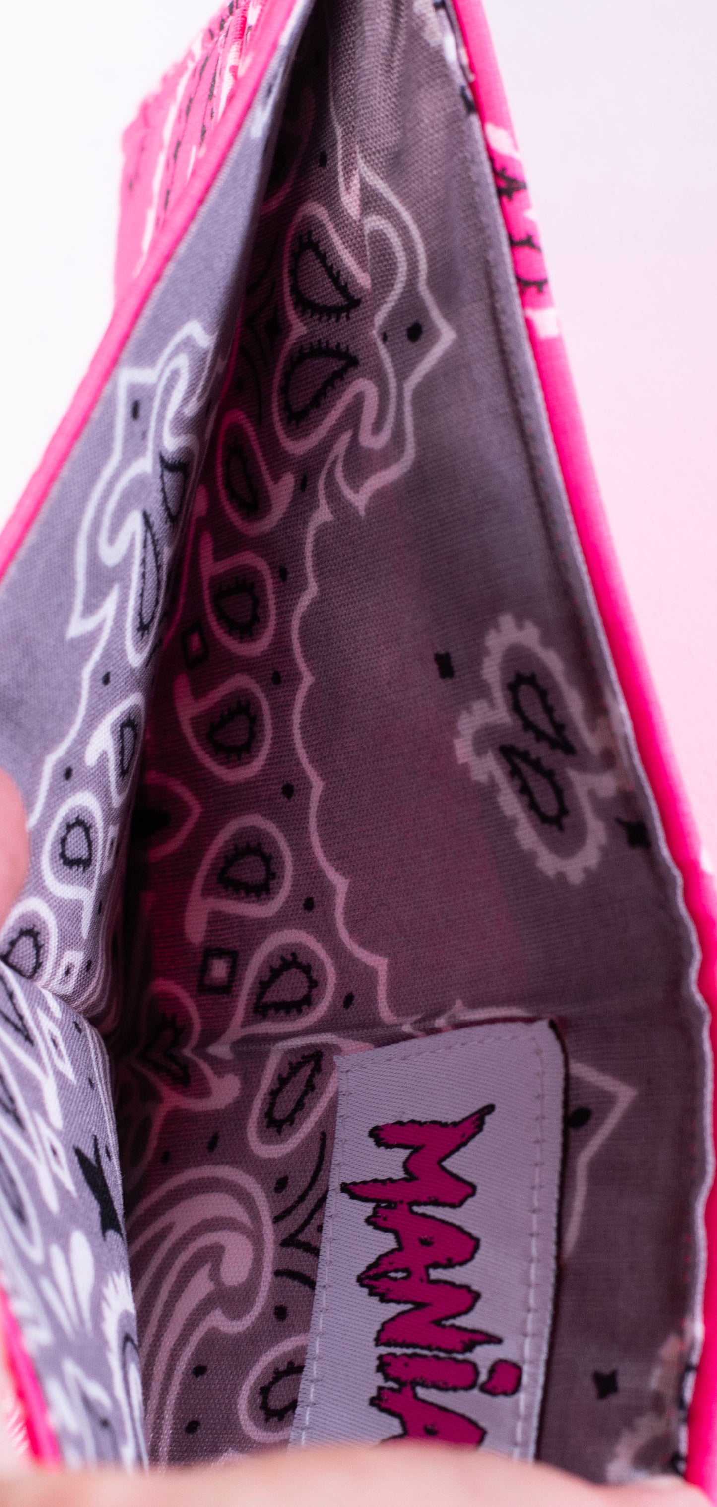 Bandanna Neon Pink Wallet