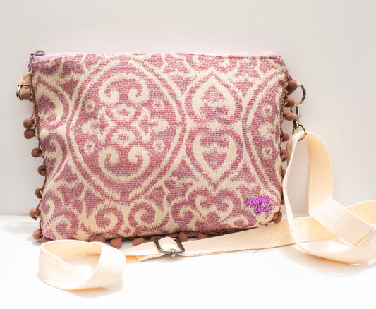 Vintage Pink Crossbody Bag