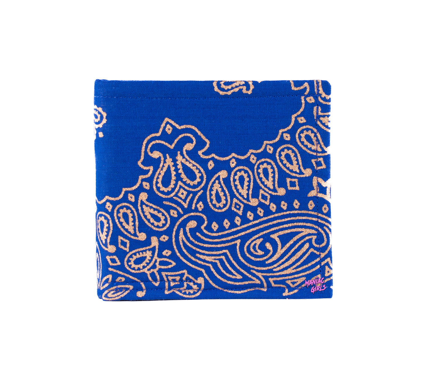 Bandanna Royal Blue and Gold Wallet