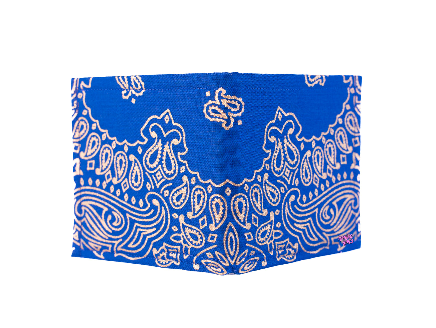 Bandanna Royal Blue and Gold Wallet