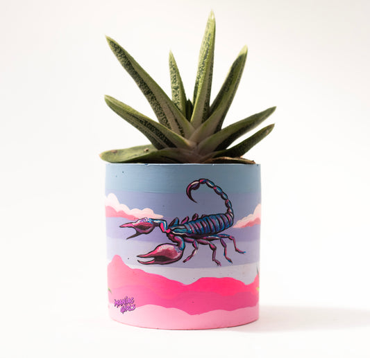 Scorpion Small Pot