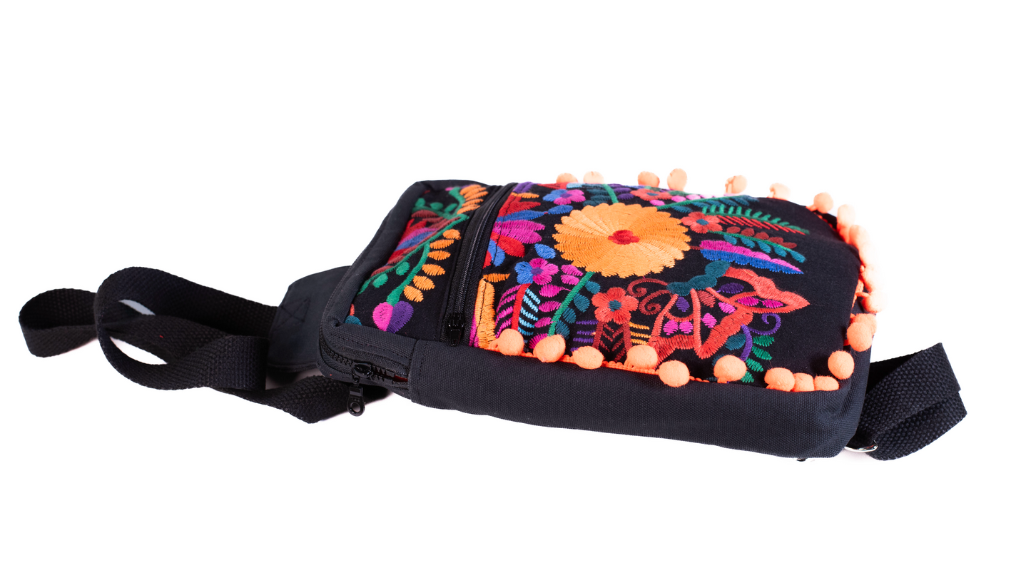 Latina Large Black Slingbag