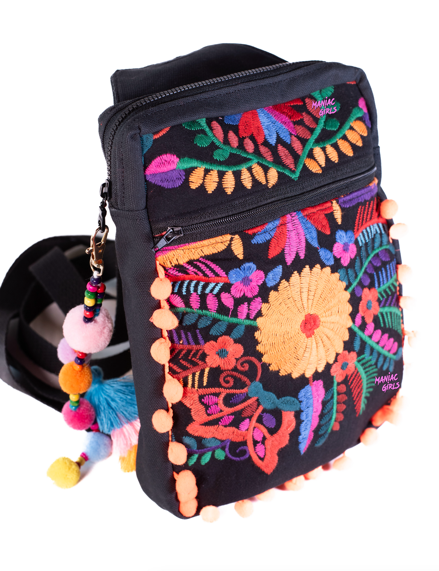 Latina Large Black Slingbag