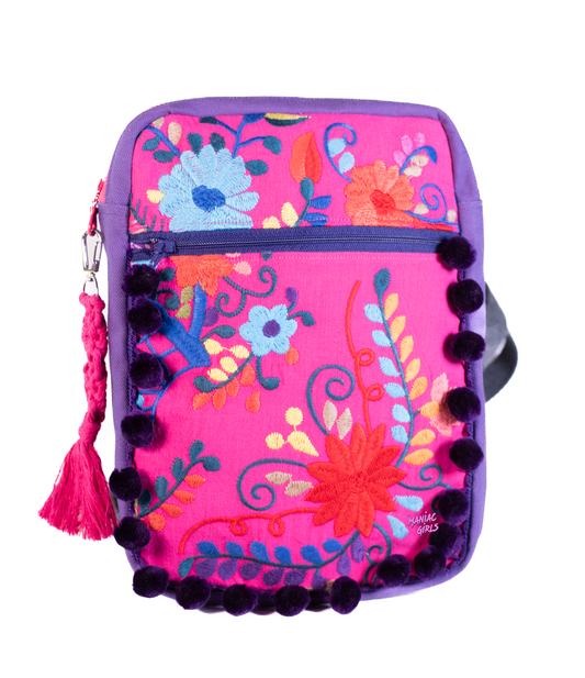 Latina Pink & Purple Large Slingbag