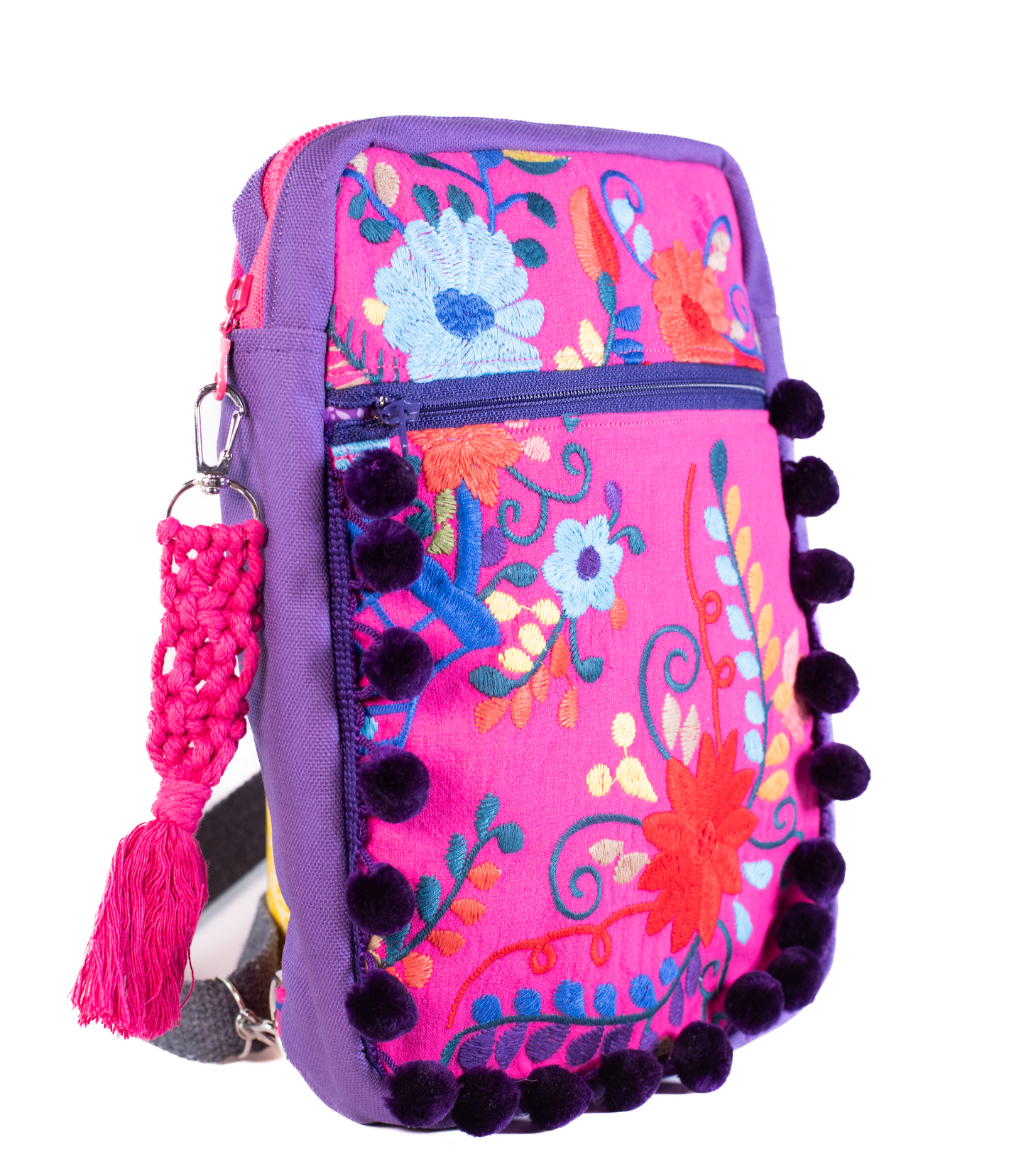 Latina Pink & Purple Large Slingbag