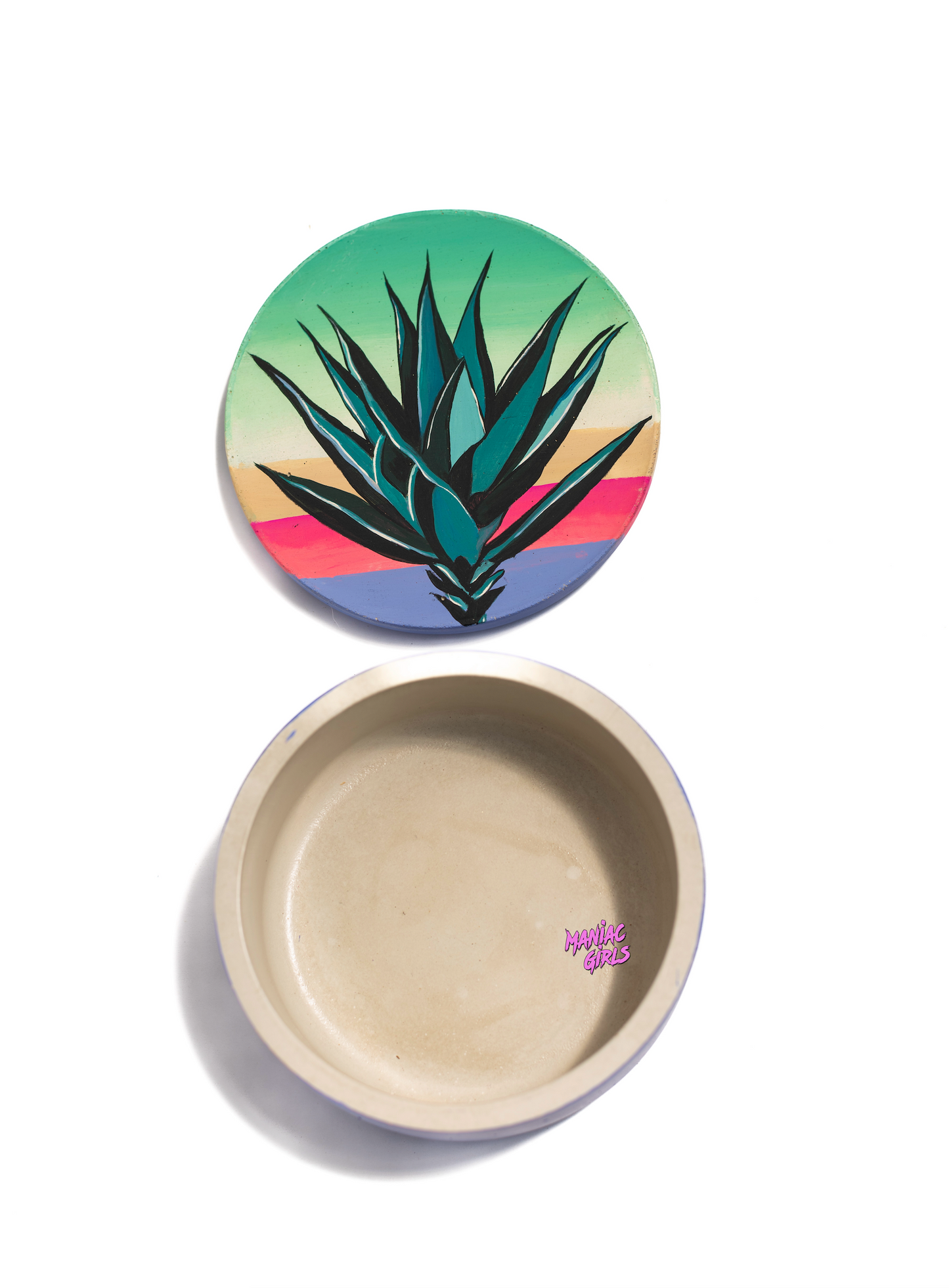 Lavender Agave Jewelry Pot