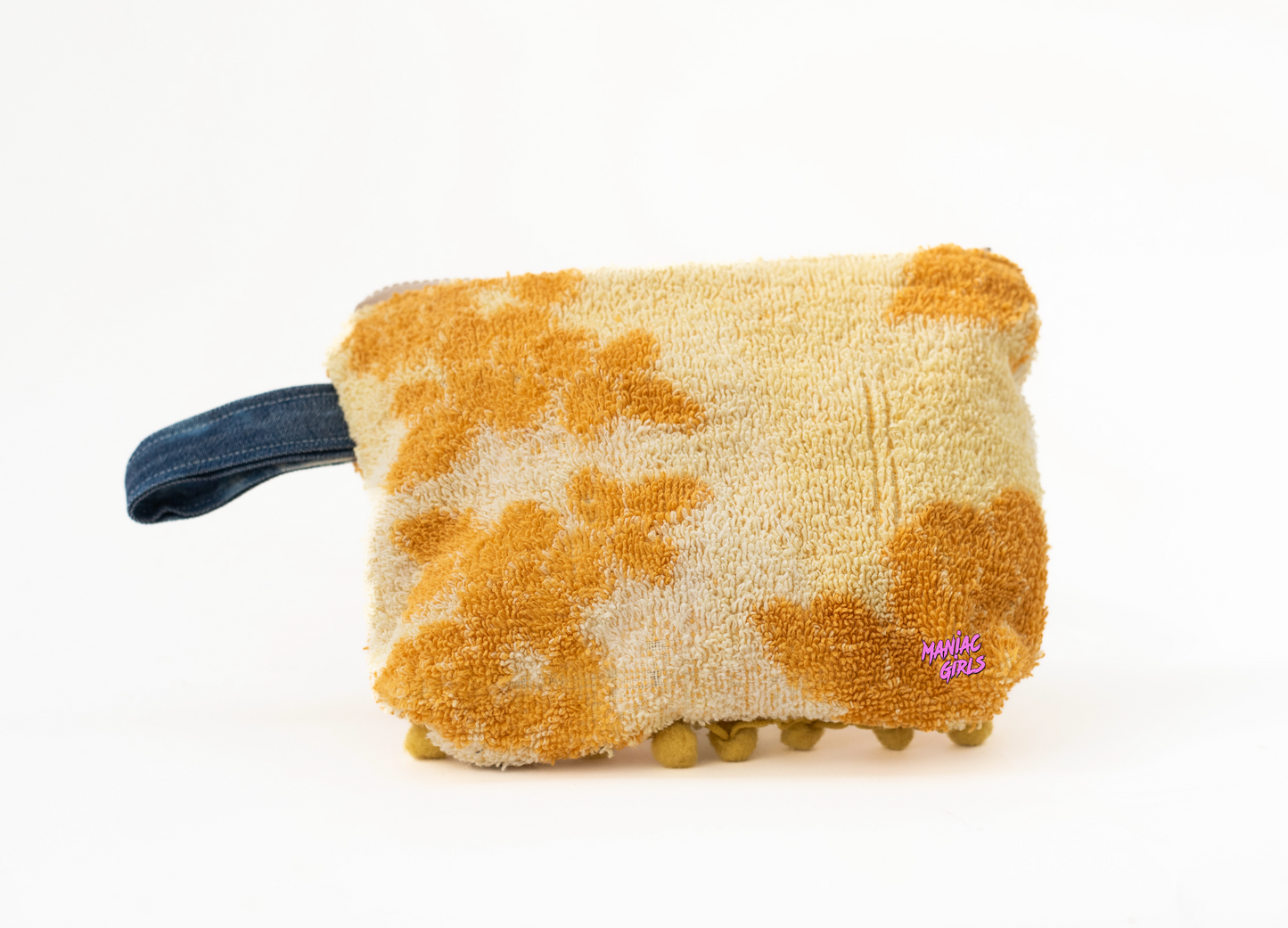 Vintage Yellow Makeup Bag