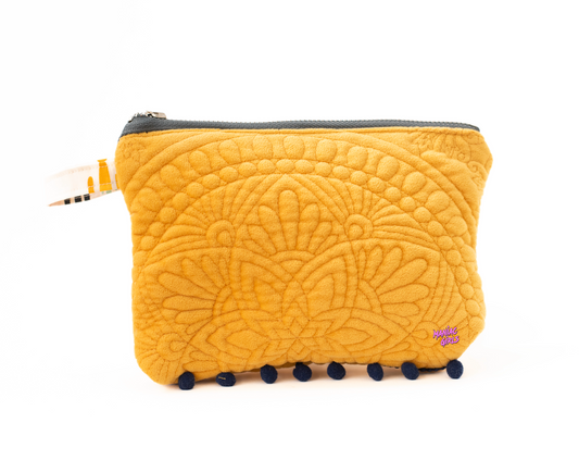 Mustard Makeup Bag