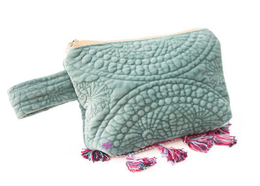 Turquoise Small Makeup Bag