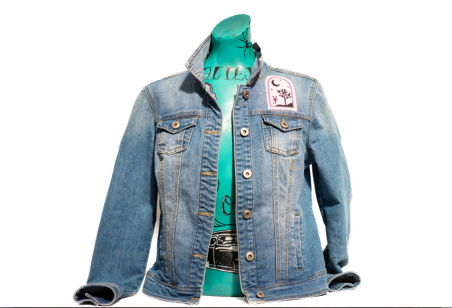Bruja Upcycled Jean Jacket