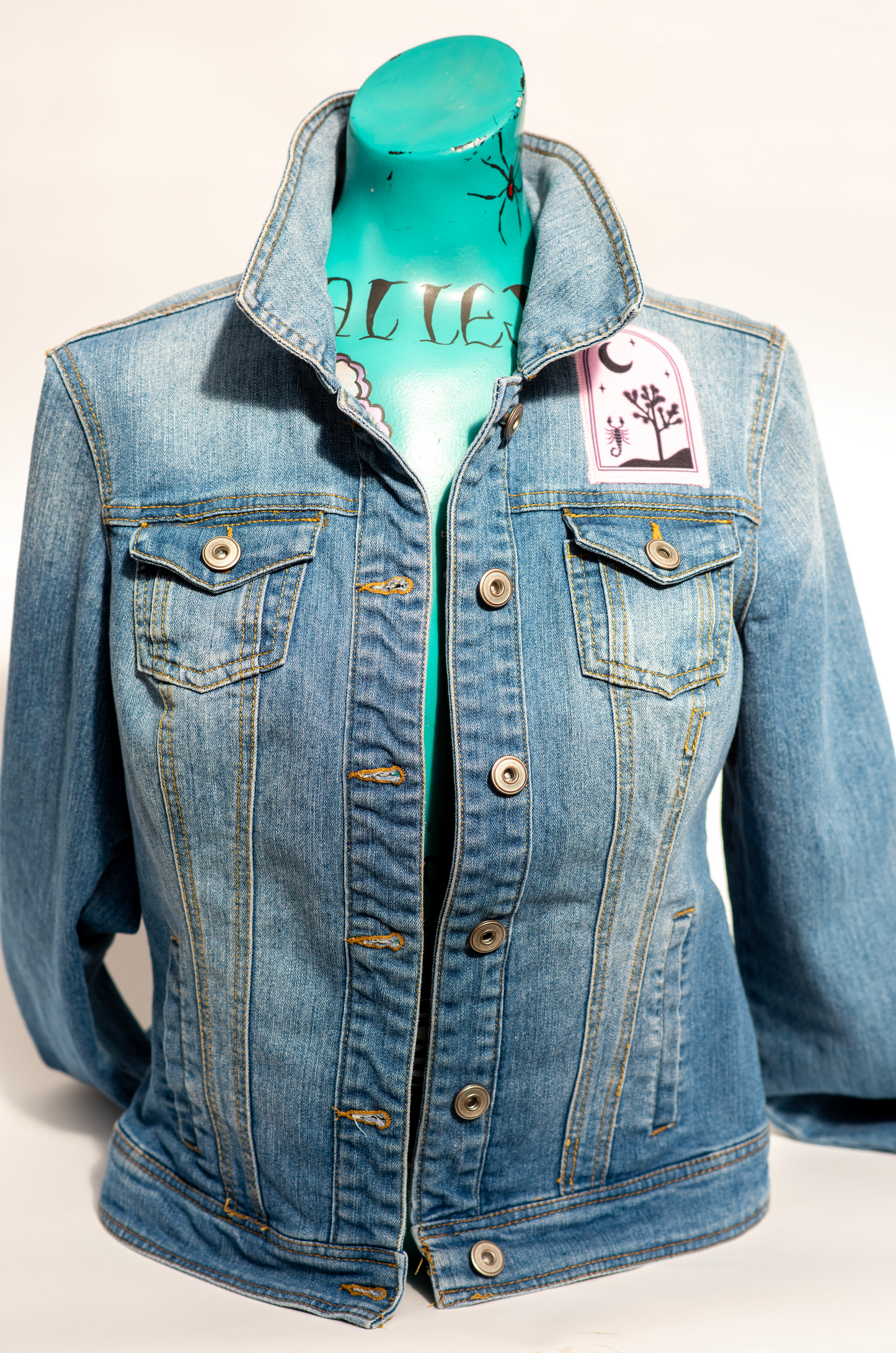 Bruja Upcycled Jean Jacket