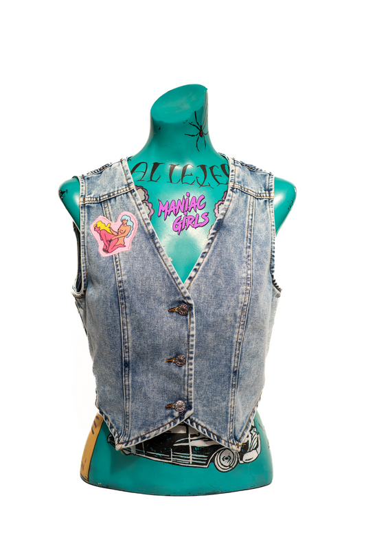 Girl Gang Blue Jean Vest