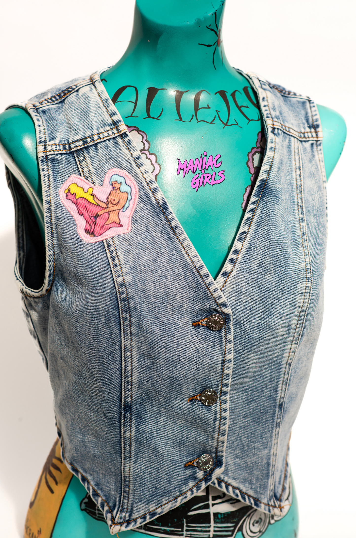 Girl Gang Blue Jean Vest