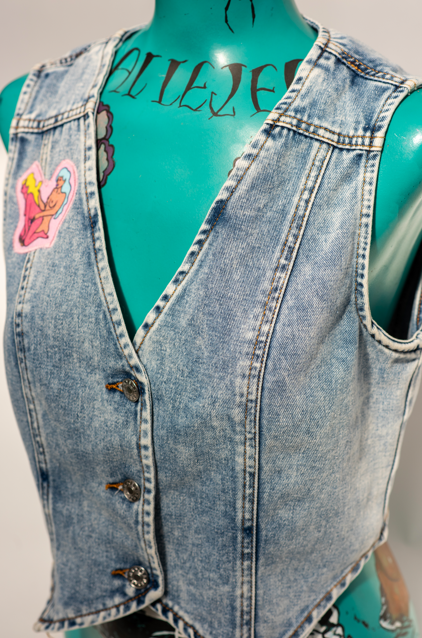 Girl Gang Blue Jean Vest