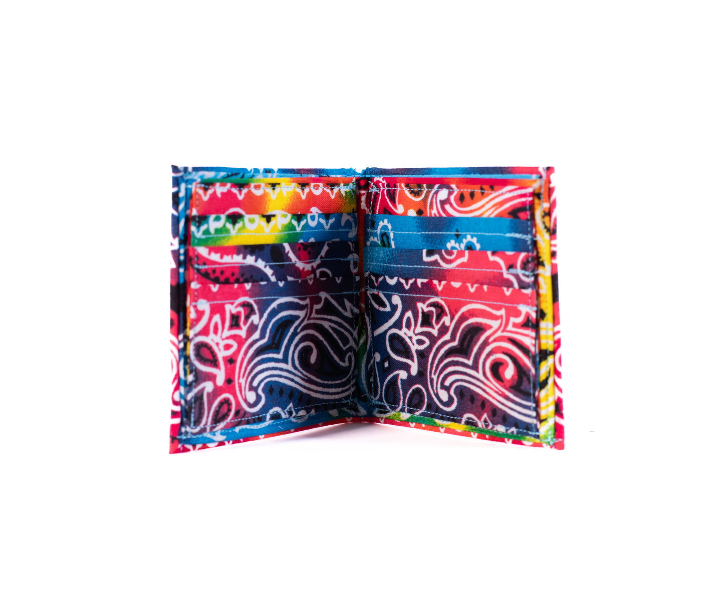 Bandanna Rainbow TyeDye Wallet